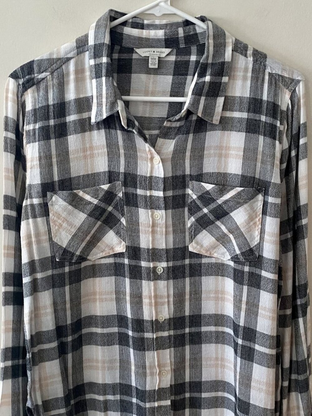 Lucky Plaid Button Down Shirt - Picture 5 of 8